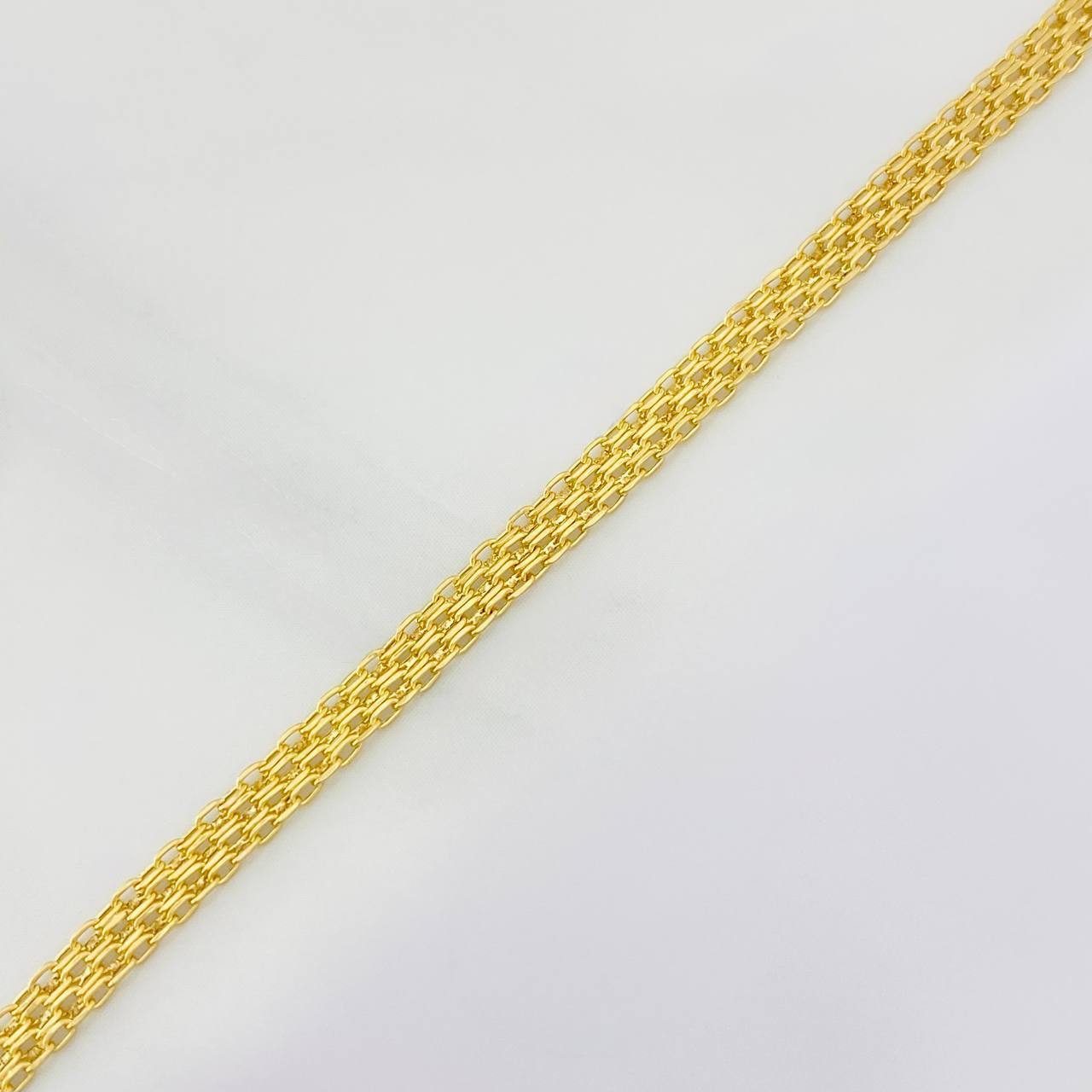 Pulso Chino 1.55g / 18.2cm / 3.22mm Oro Amarillo 18K