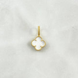 Dije Trebol VCyA 2.1gr / 2.3cm / Nacar Blanco Oro Amarillo +4 ©