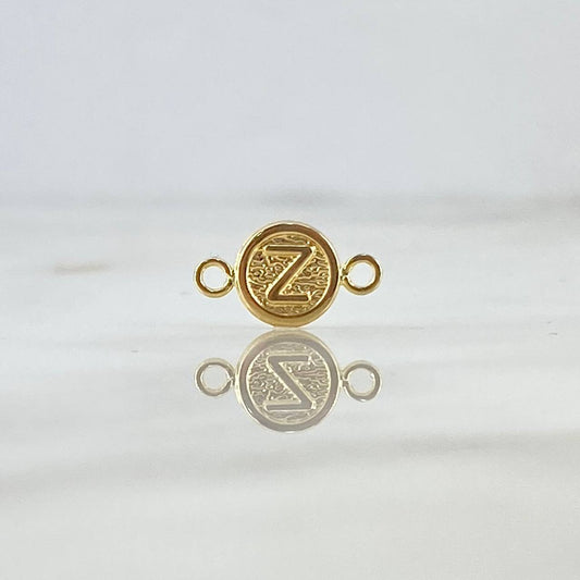 Herraje Letra Z 0.35gr / 1.4cm / Circular Oro Amarillo ©