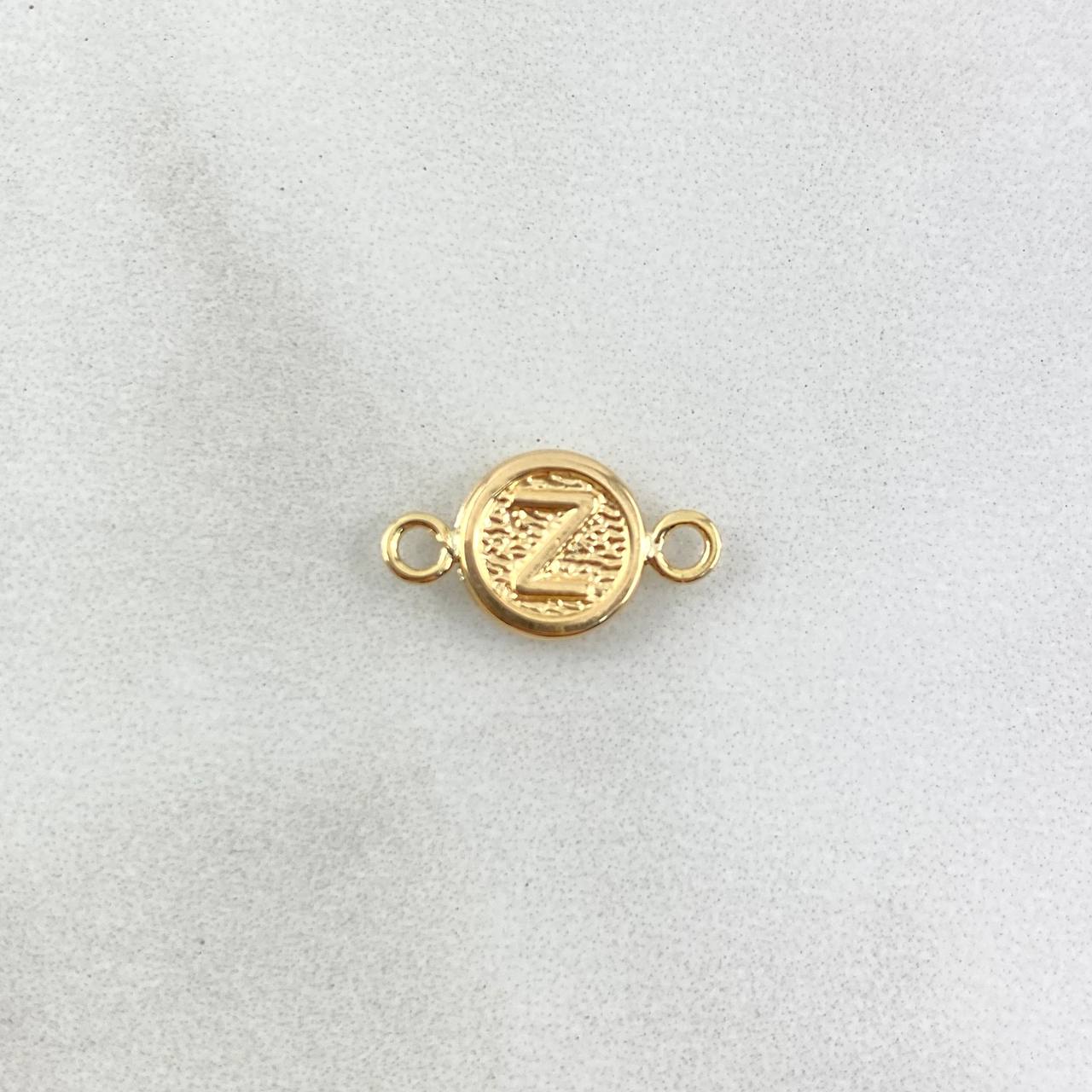 Herraje Letra Z 0.3gr / 1.4cm / Circular Oro Amarillo