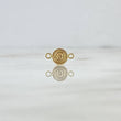 Herraje Letra O 0.35gr / 1.4cm / Circular Oro Amarillo