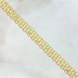 Pulso Chino 7.9gr / 19cm / 6.3mm Oro Amarillo +0 18K ©