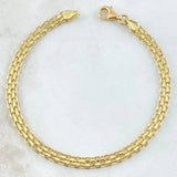Pulso Chino 4gr / 20.5cm / 4.5mm Oro Amarillo +0 18K ©