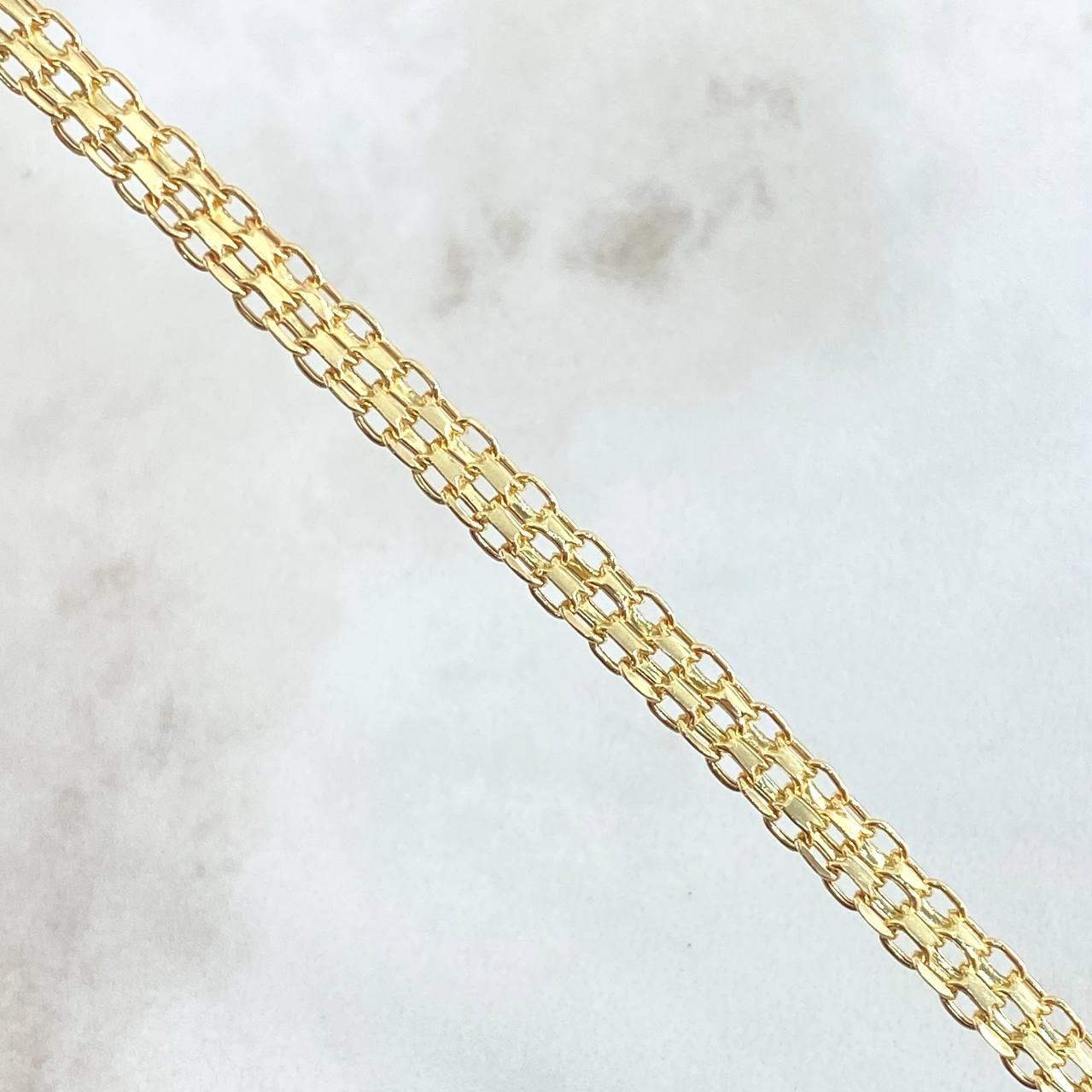 Pulso Chino 3.85gr / 20cm / 4.6mm Oro Amarillo +0 18K ©