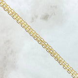 Pulso Chino 3.9gr / 20cm / 4.6mm Oro Amarillo +0 18K *