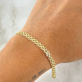 Pulso Chino 6gr / 20cm / 4.95mm Oro Amarillo 18K ©