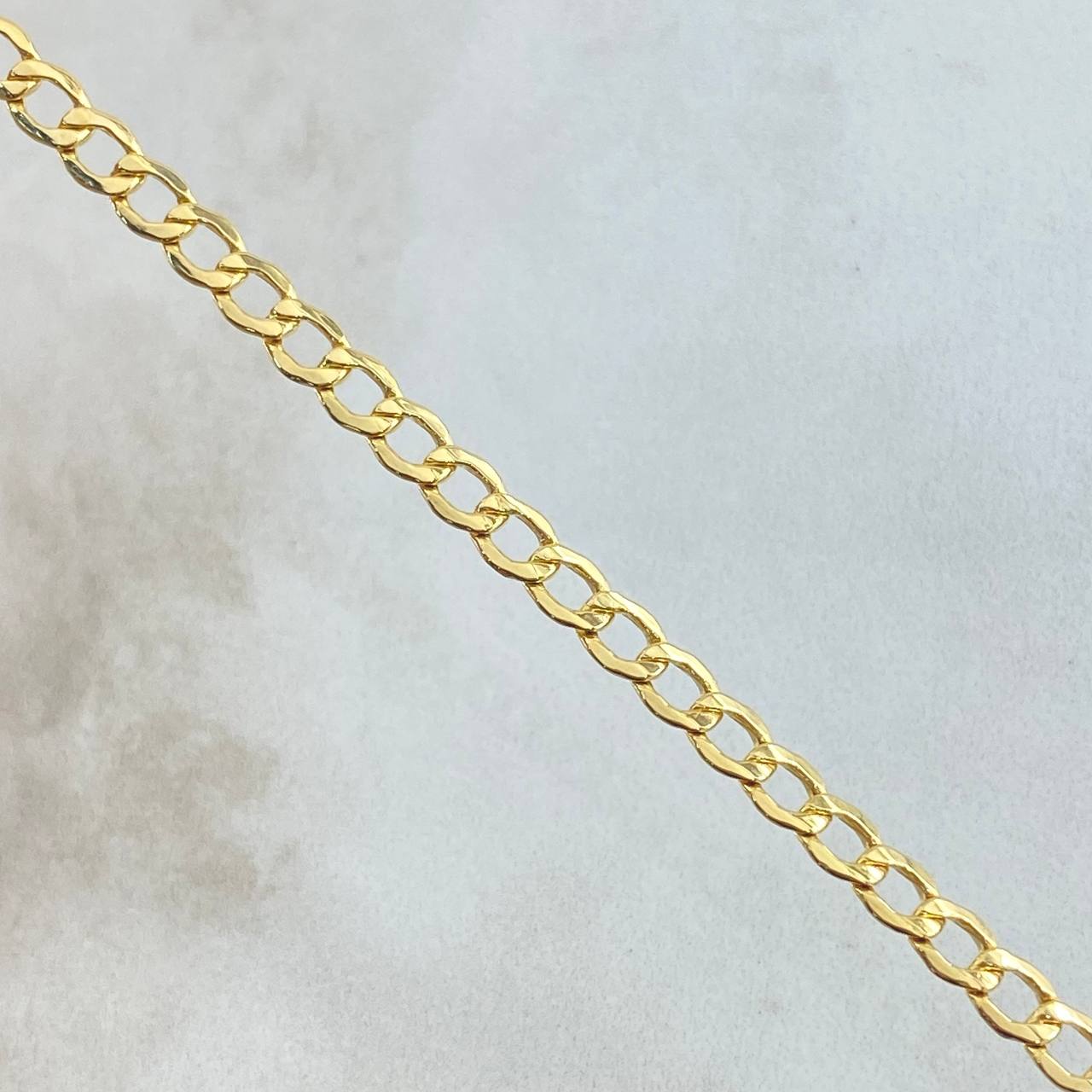 Pulso Cubano 3.1gr / 20.5cm / 3.8mm Oro Amarillo +0 18K