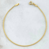 Pulso Chino 1.15gr / 18cm / 1.3mm Oro Amarillo +1 18K *