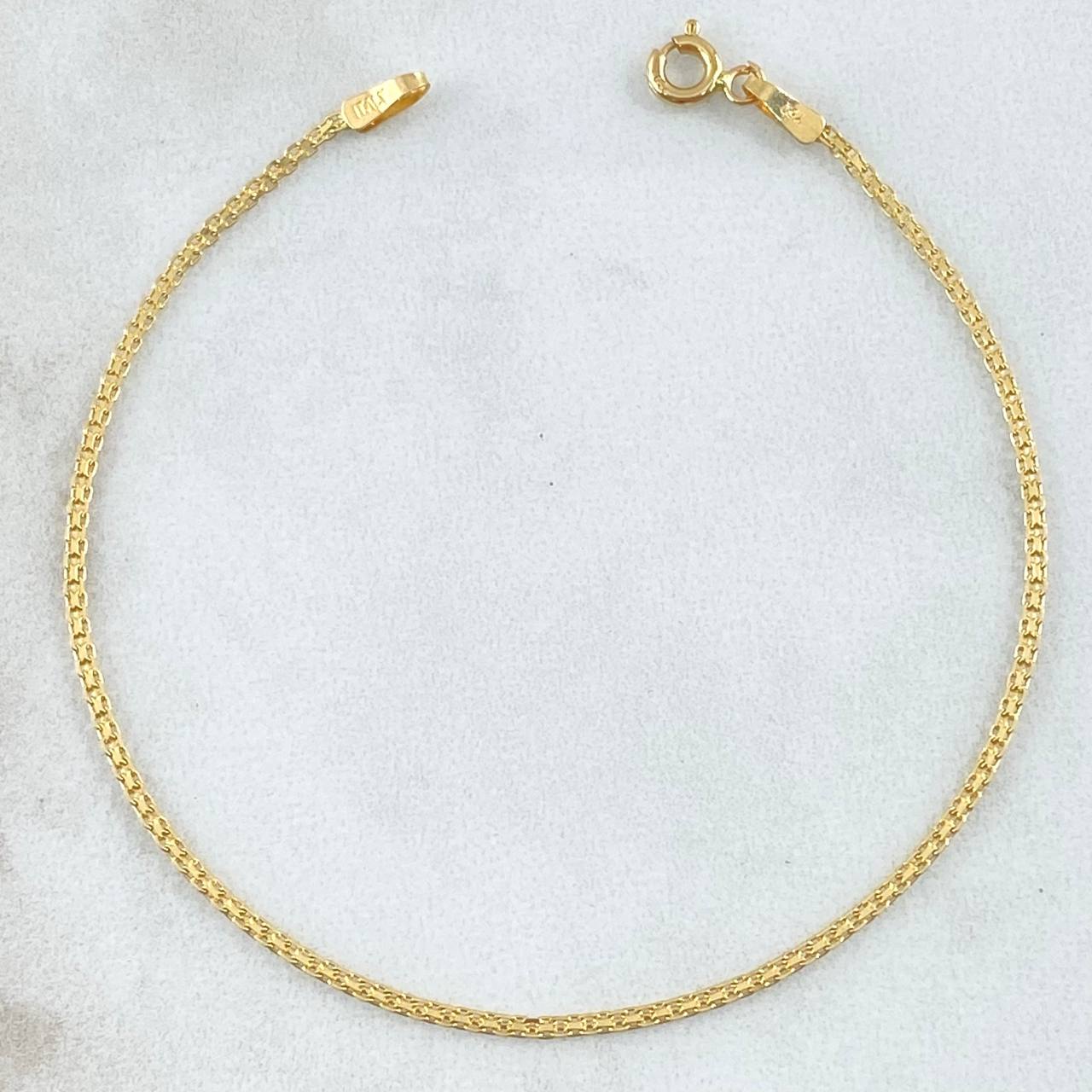 Pulso Chino 1.25gr / 18.5cm / Oro Amarillo +1 18K *