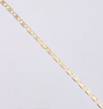 Cadena Plana 1.5gr / 45cm / 1.3mm Oro Amarillo +3 18K ©