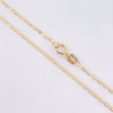 Cadena Plana 1.5gr / 45cm / 1.3mm Oro Amarillo +3 18K ©