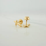Topos Cruz 0.55gr / 10.31mm Oro Amarillo 18K %