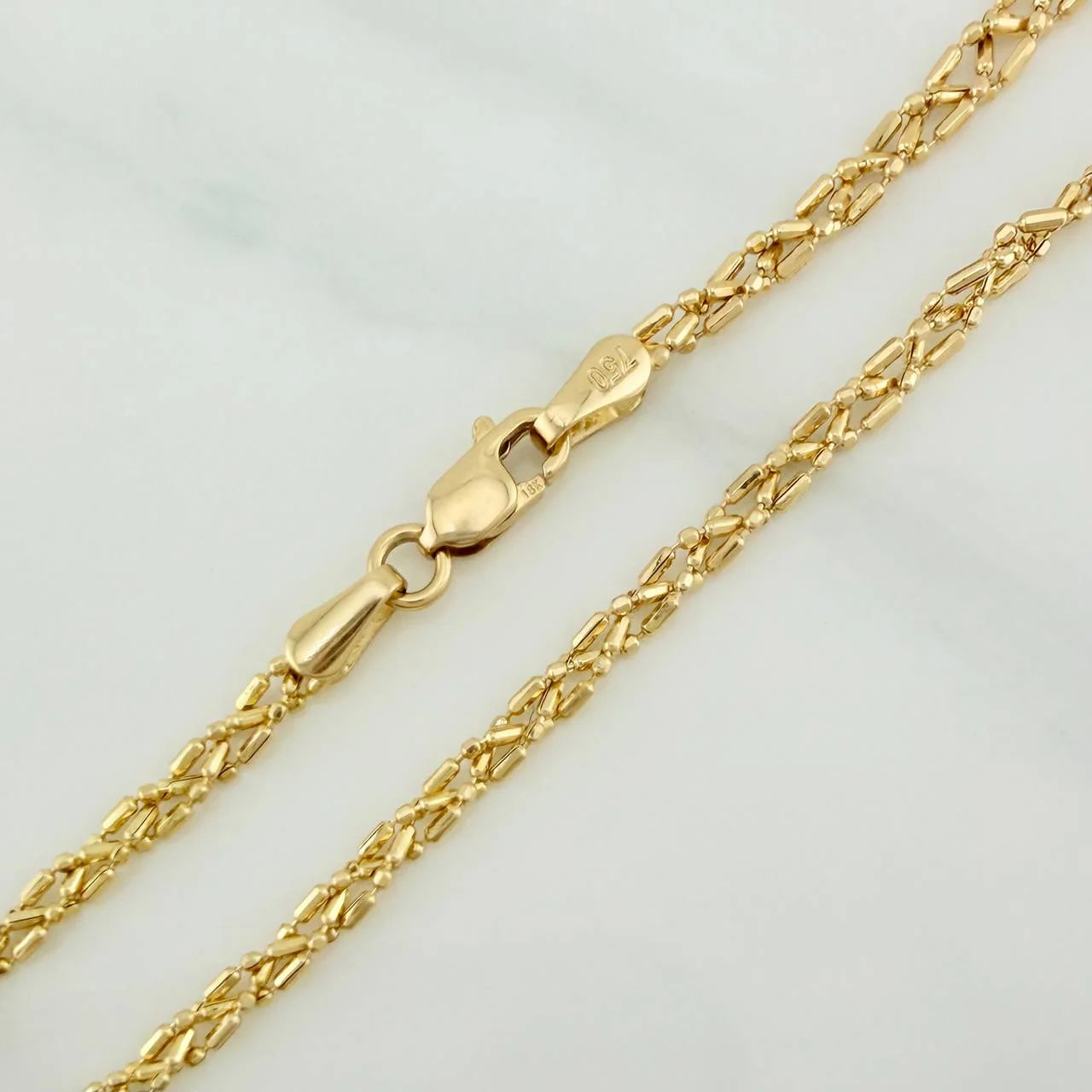 Pulso Morse 2.4g / 18cm / 2.2mm Oro Amarillo 18K