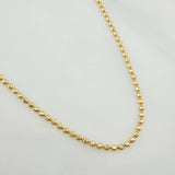 Cadena Militar 5.5gr / 61cm-62.3cm / 1.47mm Oro Amarillo +3 18K $