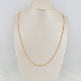 Cadena Militar 5.05gr / 61.5cm / 1.44mm Oro Rosa +3 18K $