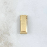 Dije Lingote 5.35gr / 2.5cm / Liso Oro Amarillo 18K