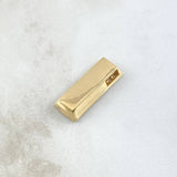 Dije Lingote 5.35gr / 2.5cm / Liso Oro Amarillo 18K