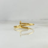 Anillo Clavo 2.6gr / T7 1/2 / Oro Amarillo