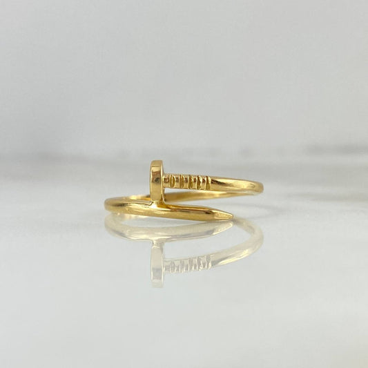 Anillo Clavo 2.45gr / T9 / Oro Amarillo