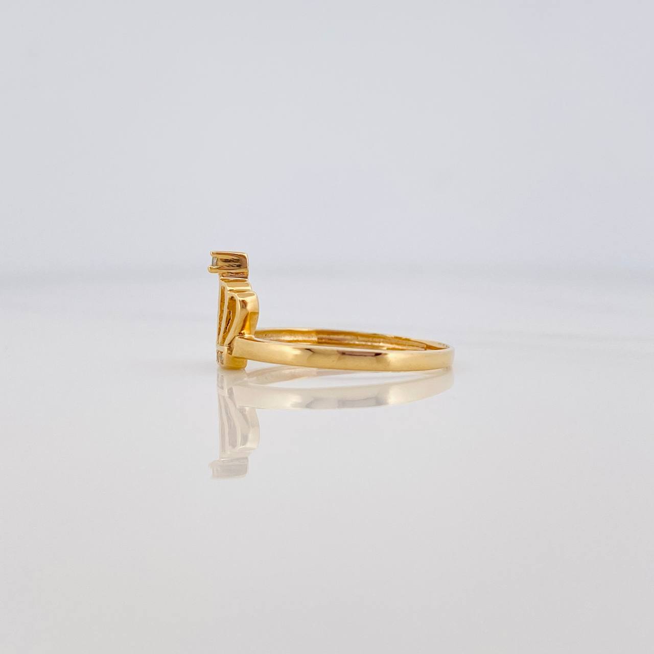 Anillo Corona Real 1.9 g / T6 1/4 Oro Amarillo 18K