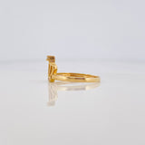 Anillo Corona Real 1.9 g / T6 1/4 Oro Amarillo 18K