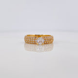 Anillo Solitario Churumbela 3.15 g / T6 3/4 Oro Amarillo 18K