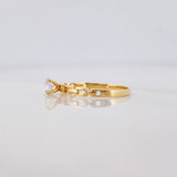Anillo Solitario Eslabon 1.45 g / T7 Oro Amarillo 18K