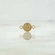 Herraje Letra A 0.35gr / 1.4cm / Circular Oro Amarillo