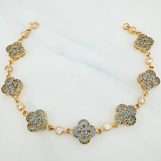 Pulso Trebol 12.7 g / 18.8 cm / 11.4 mm Oro Amarillo 18K