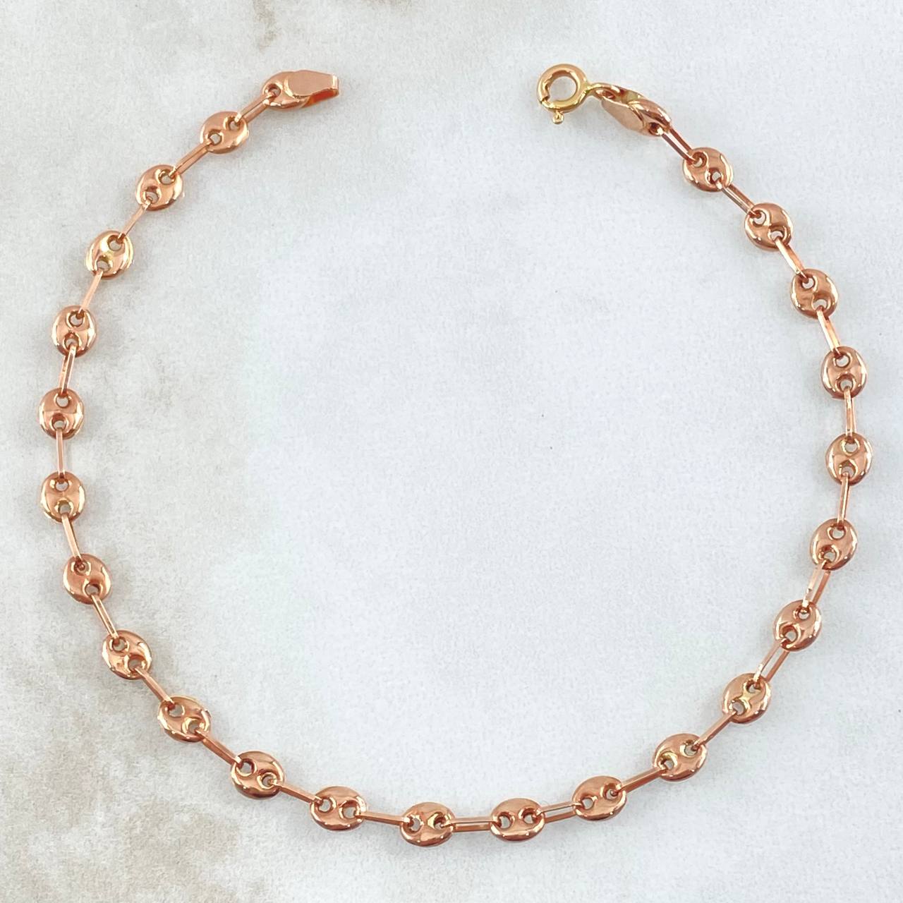 Pulso GC 2.6gr / 21cm / 4mm Liso Oro Rosa 18K ©