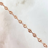 Pulso GC 2.6gr / 21cm / 4mm Liso Oro Rosa 18K ©