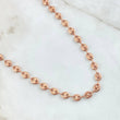 Cadena GC 13.15gr / 70cm / 6.1mm Curvas Rayadas Oro Rosa 18K ©
