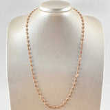 Cadena GC 7gr / 60cm / 4mm Lisa Oro Rosa 18K ©