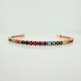 Pulso Tennis 13gr / 16.7cm / 3.5mm Oro Rosa 18K $