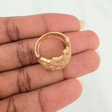 Anillo Lineas Cruzadas 5.2gr / T6 1/2 / Oro Amarillo 18K