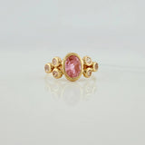 Anillo Ovalo Burbujas 1.4gr / T7 / Oro Amarillo 18K $