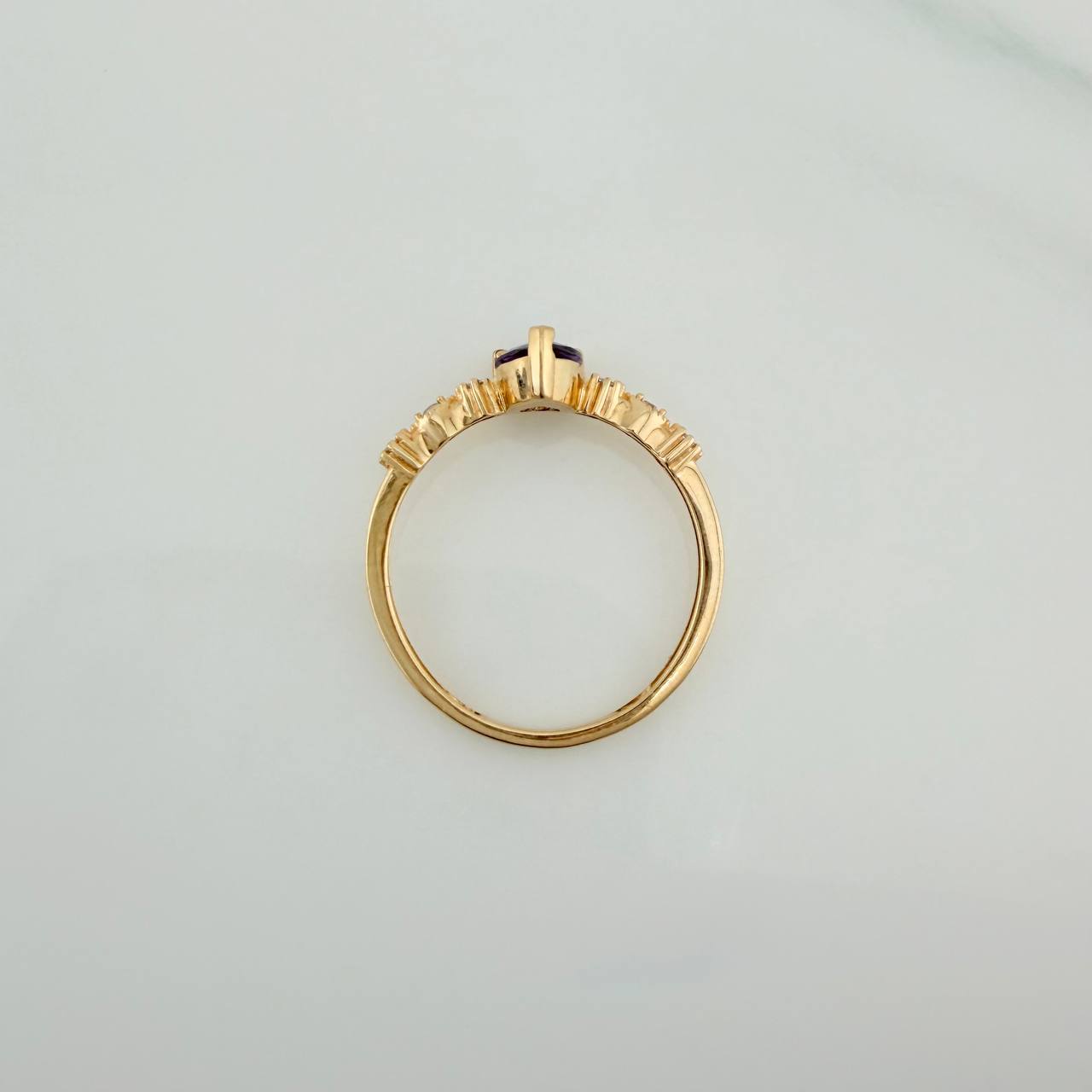 Anillo Gota 1.95gr / T6 3/4 / Oro Amarillo 18K $