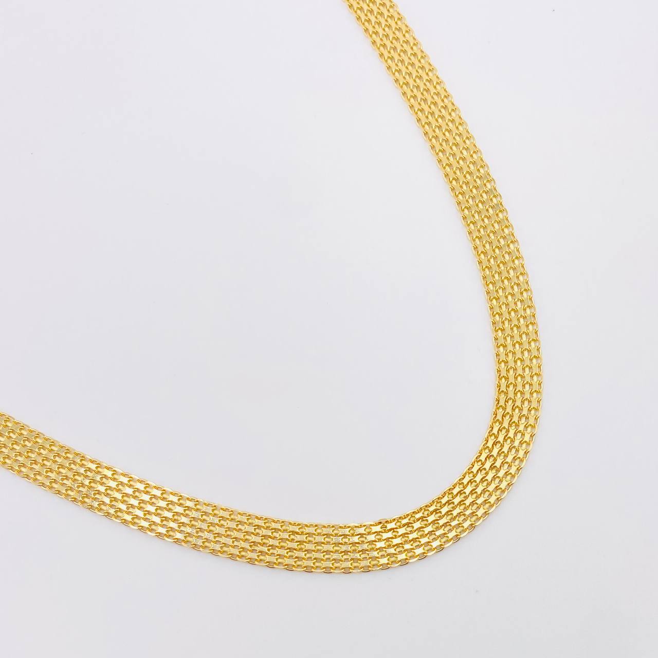 Cadena China 27.05gr / 60cm / 7.5mm Oro Amarillo +1 18K *