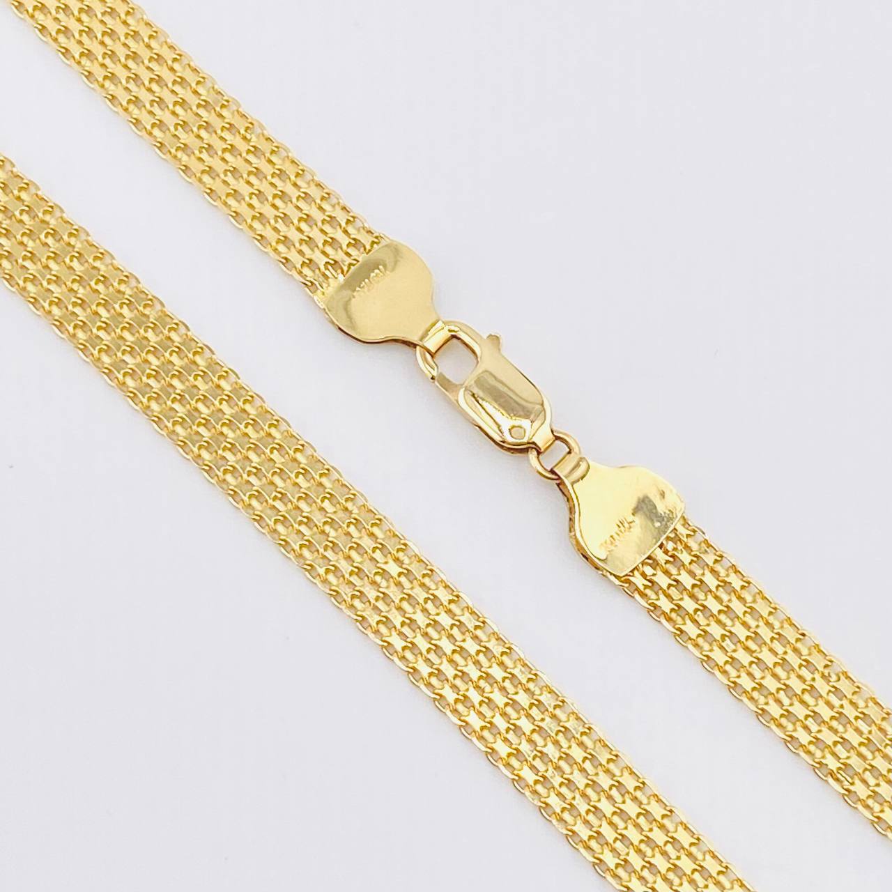 Cadena China 27.05gr / 60cm / 7.5mm Oro Amarillo +1 18K *