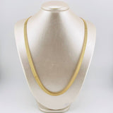 Cadena China 27.05gr / 60cm / 7.5mm Oro Amarillo +1 18K *