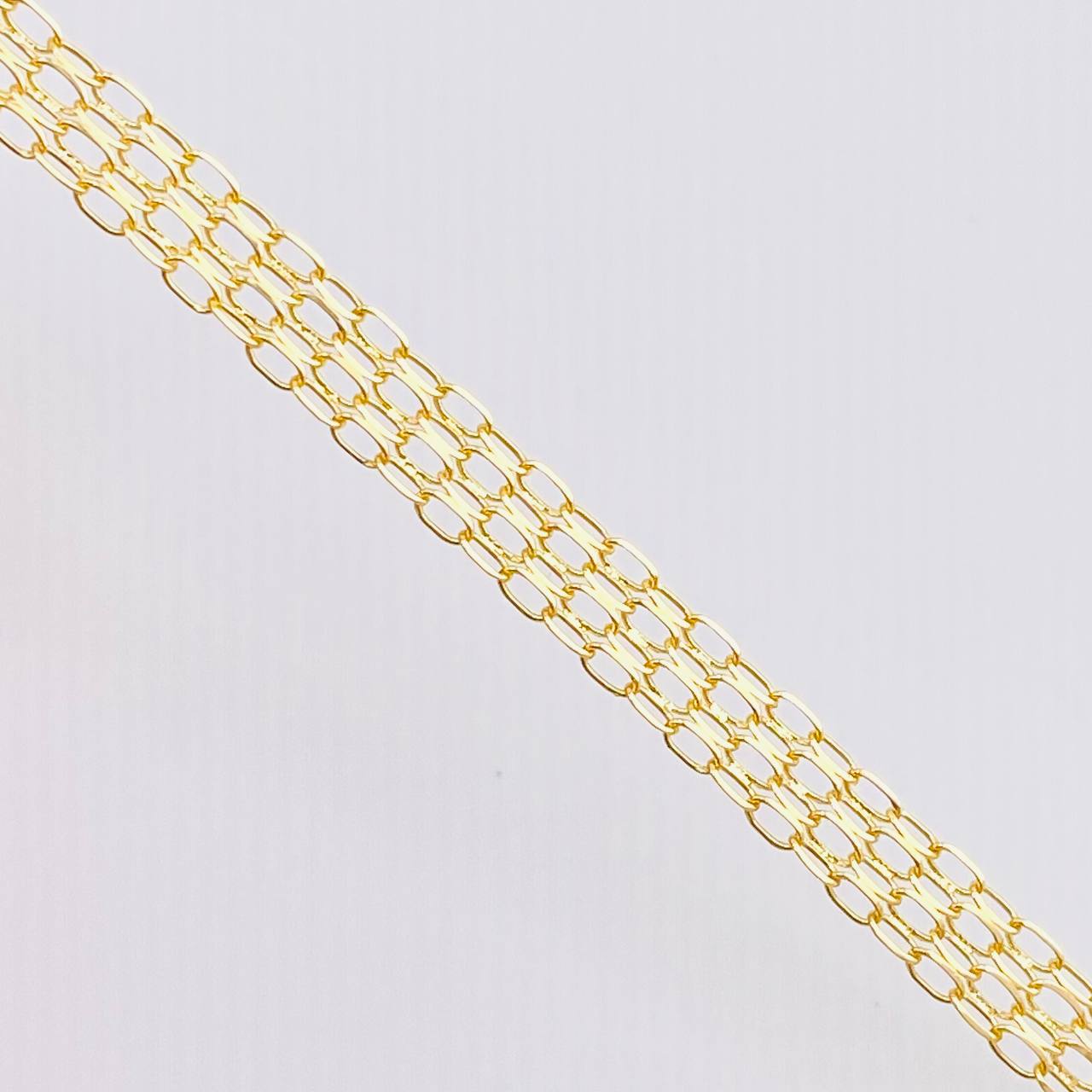 Cadena China 10gr / 60cm / 6mm Oro Amarillo +1 18K *