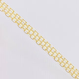 Cadena China 10gr / 60cm / 6mm Oro Amarillo +1 18K *