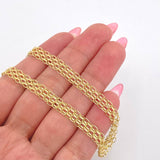 Cadena China 10gr / 60cm / 6mm Oro Amarillo +1 18K *