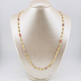 Cadena Rustica cauchos 12.9gr / 60cm / 5.1mm Oro Amarillo 18K *