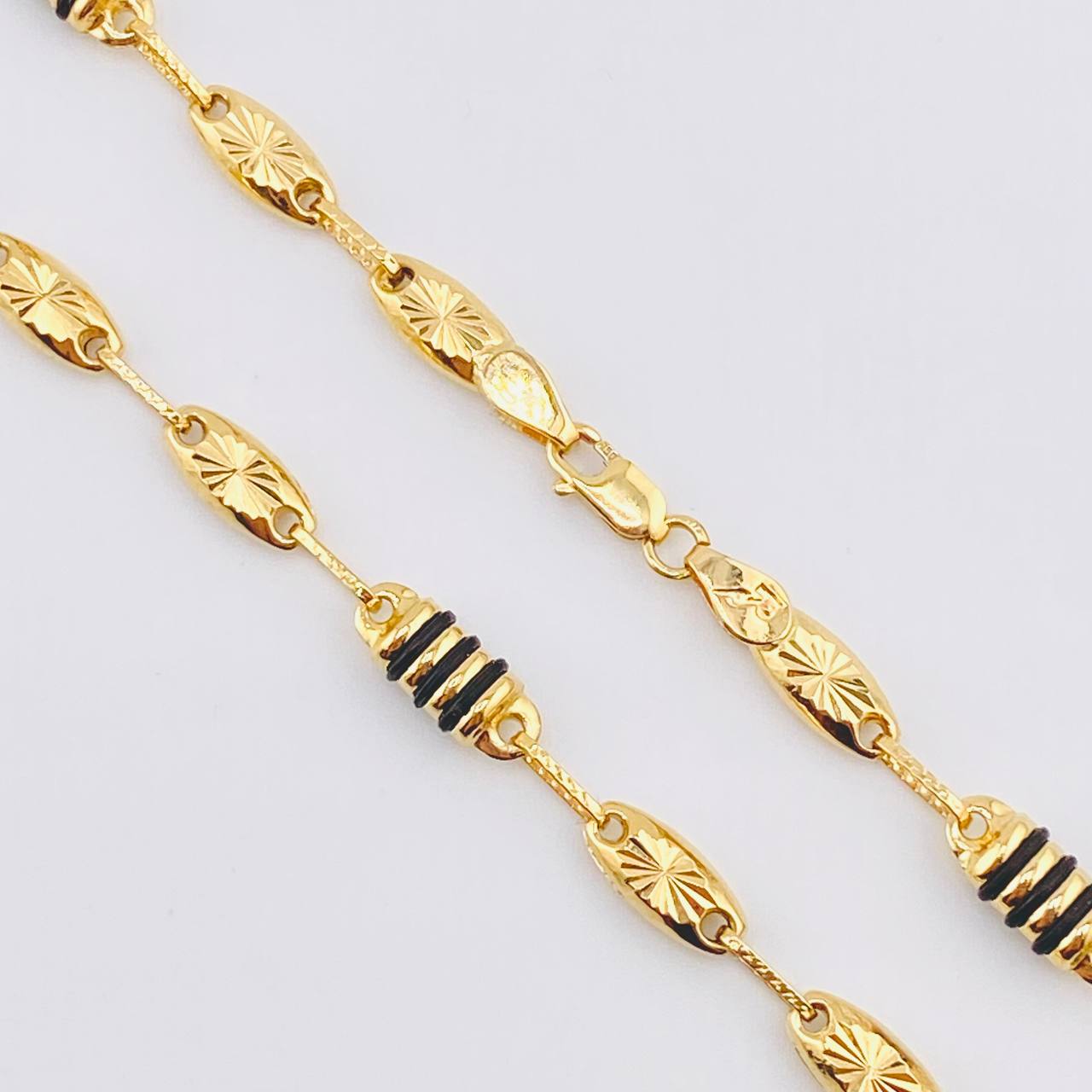 Cadena Rustica Diamantada 12.65gr / 60cm / 5mm Oro Amarillo 18K *