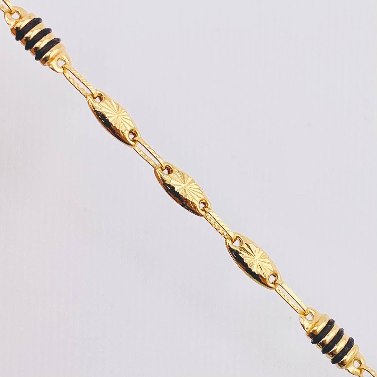 Cadena Rustica Diamantada 12.65gr / 60cm / 5mm Oro Amarillo 18K *