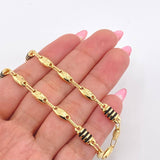 Cadena Rustica Diamantada 12.65gr / 60cm / 5mm Oro Amarillo 18K *