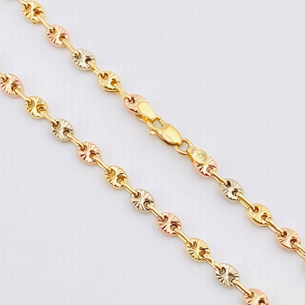 Cadena GC 8.55gr / 60cm / 3.4mm Tres Oros 18K *