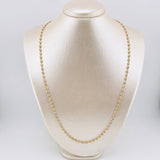 Cadena GC 8.55gr / 60cm / 3.4mm Tres Oros 18K *