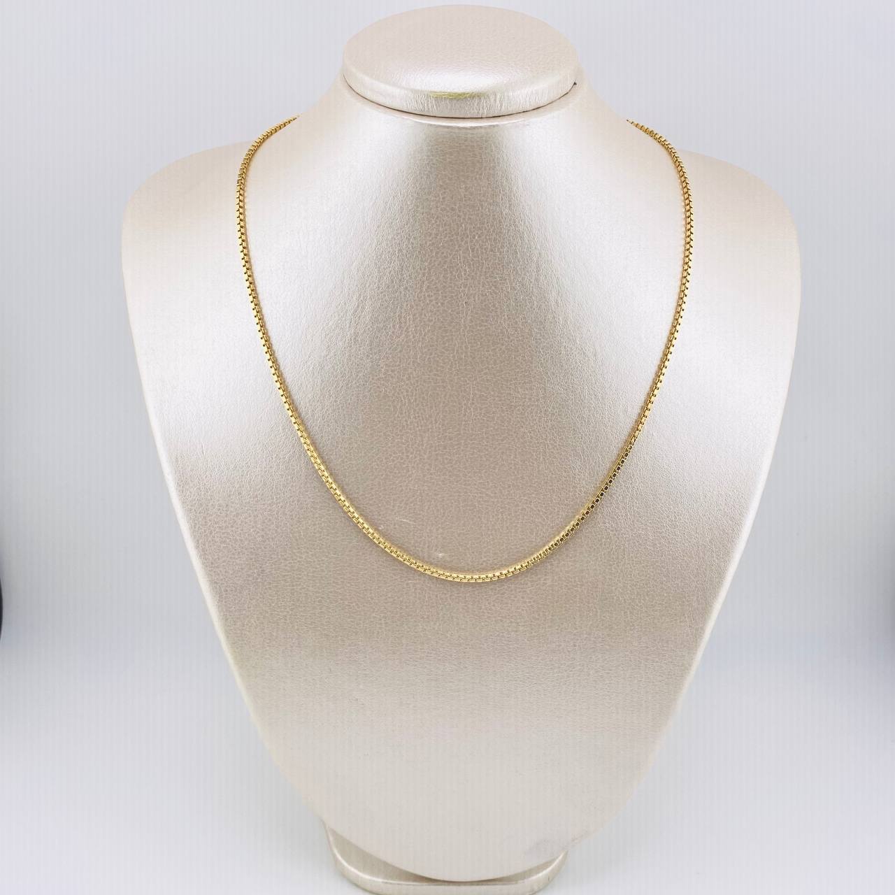 Cadena Veneciana 4.8gr / 45cm / 1.7mm Oro Amarillo +3 18K *